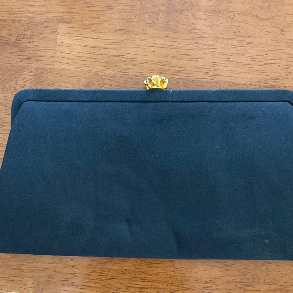 Black clutch purse